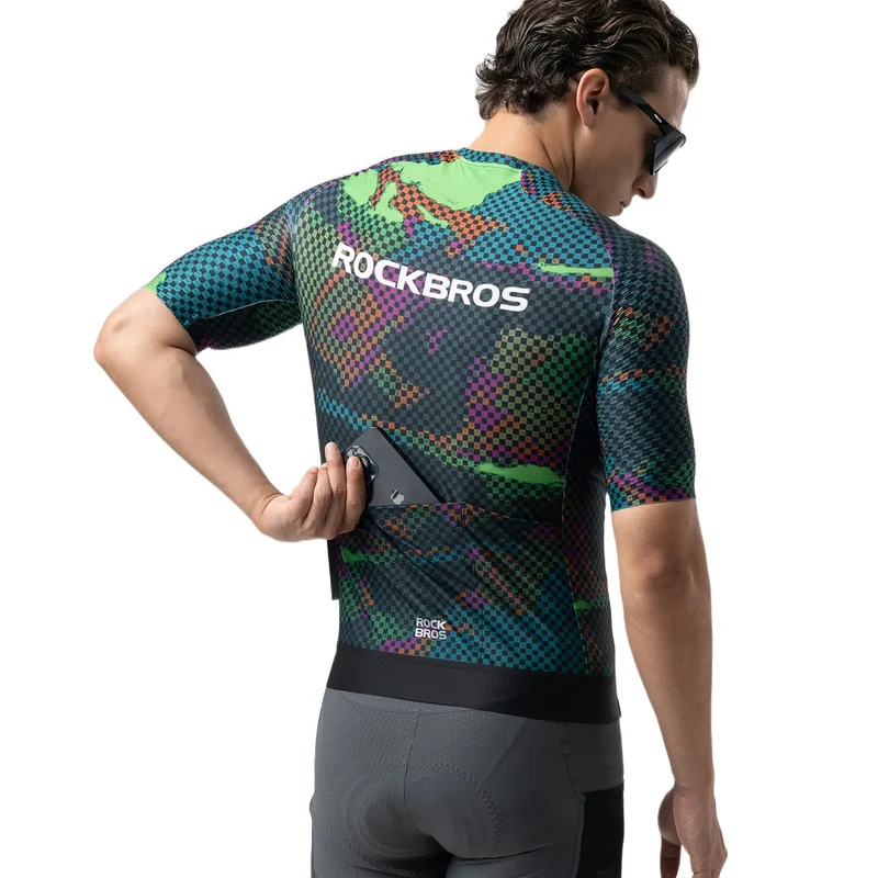 Men's Reflective Breathable Short Sleeve Cycling Jersey