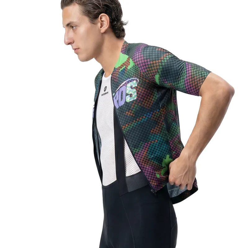 Men's Reflective Breathable Short Sleeve Cycling Jersey