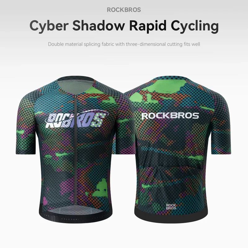 Men's Reflective Breathable Short Sleeve Cycling Jersey