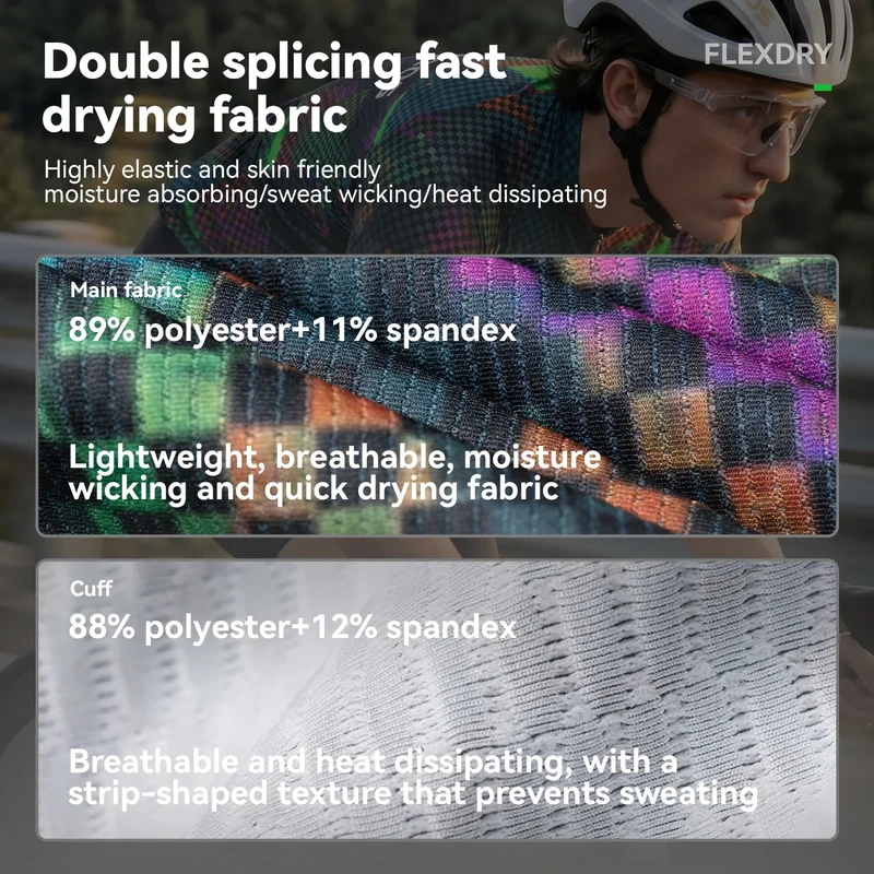 Men's Reflective Breathable Short Sleeve Cycling Jersey