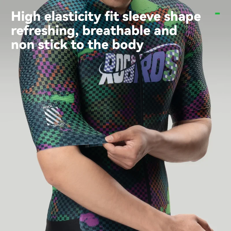 Men's Reflective Breathable Short Sleeve Cycling Jersey