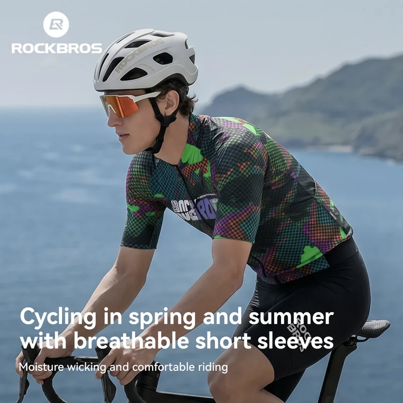 Men's Reflective Breathable Short Sleeve Cycling Jersey