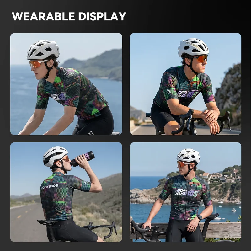 Men's Reflective Breathable Short Sleeve Cycling Jersey