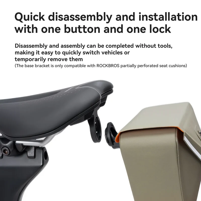 Magnetic Quick Release Bike Saddle Bag