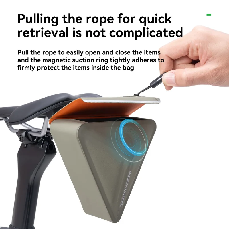 Magnetic Quick Release Bike Saddle Bag