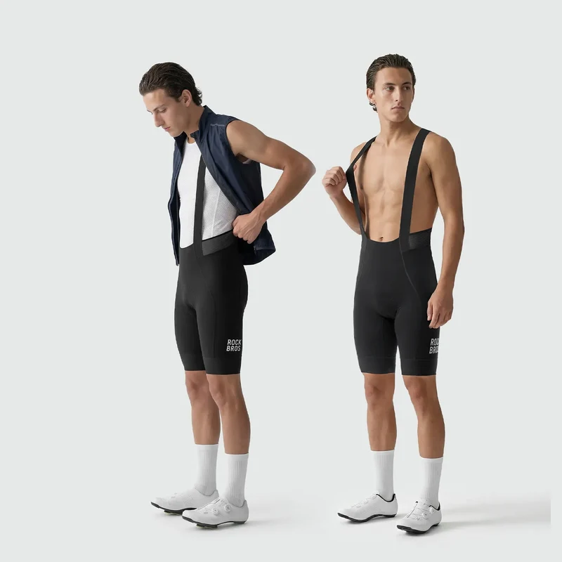 Men's QINGLAN Cycling Bib Shorts with DOLOMITI Pad