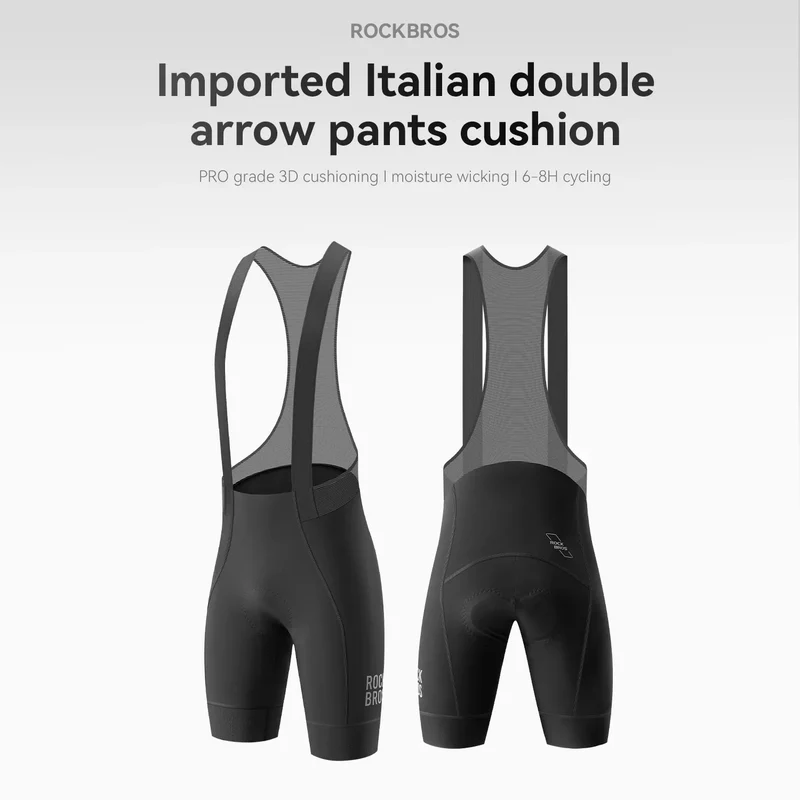 Men's QINGLAN Cycling Bib Shorts with DOLOMITI Pad