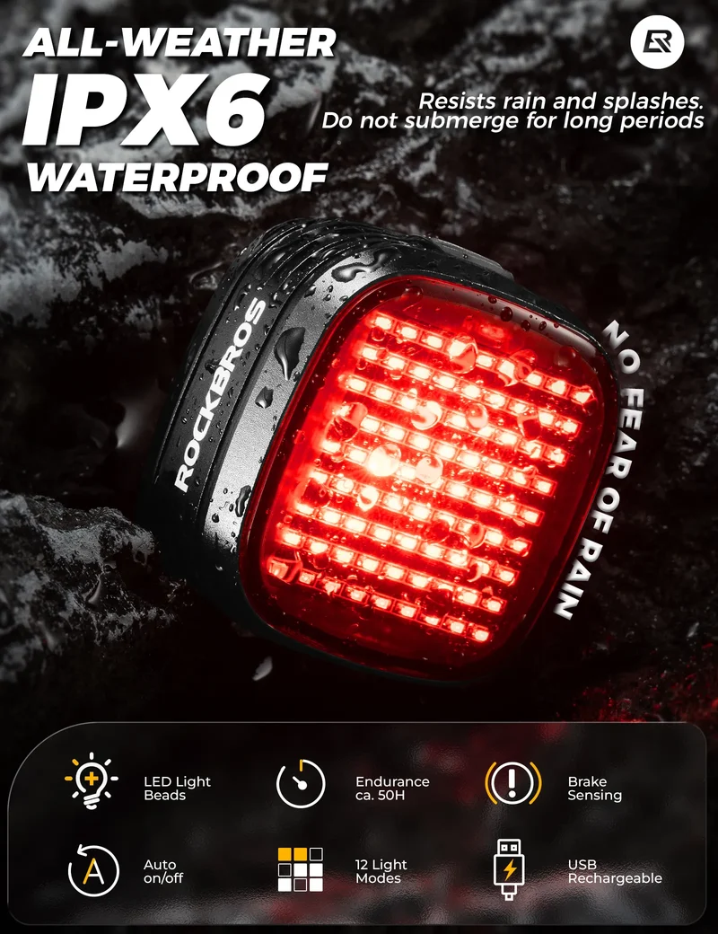 R7 Synchronized Bike Tail Light