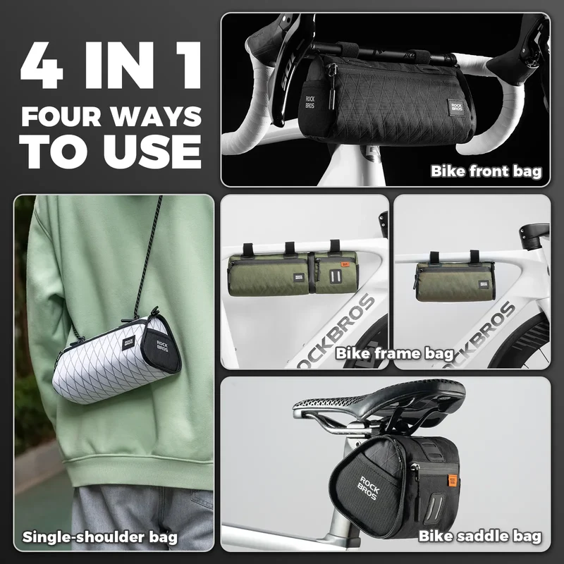 2-in-1 Bike Handlebar & Saddle Bag