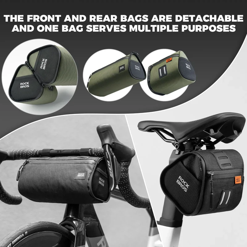 2-in-1 Bike Handlebar & Saddle Bag