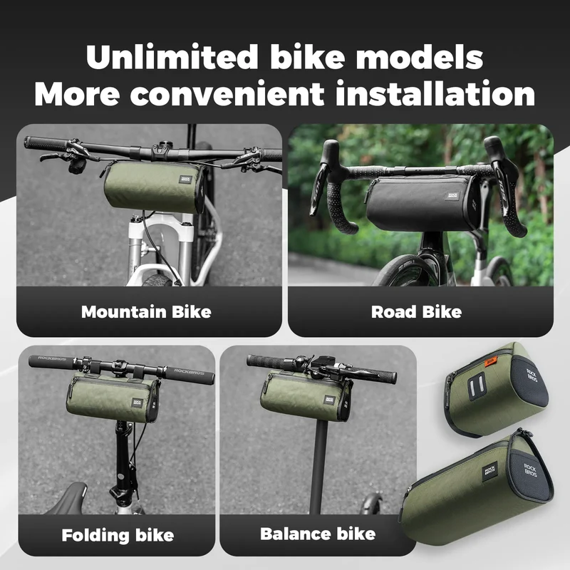 2-in-1 Bike Handlebar & Saddle Bag