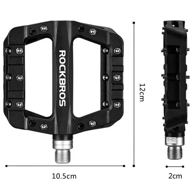 ROCKBROS Fahrradpedale 9/16 Zoll MTB 페달 및 3 베어링 및 나일론