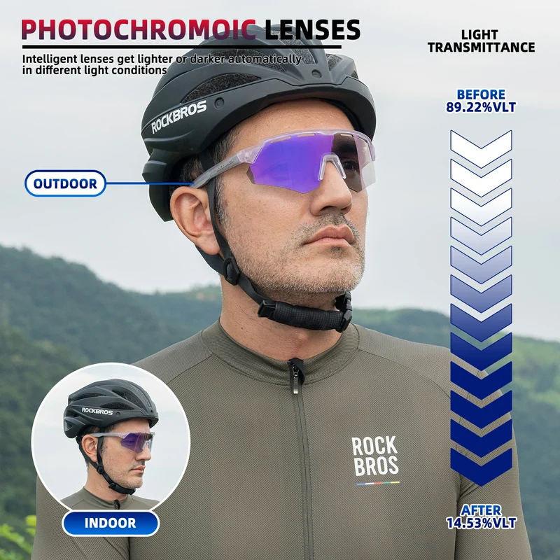 Fahrradbrille Photochromatisch Unisex