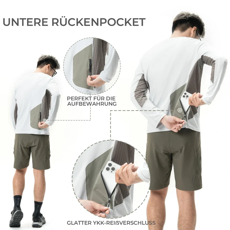 Radtrikot Fahrradtrikot Langarm Herren