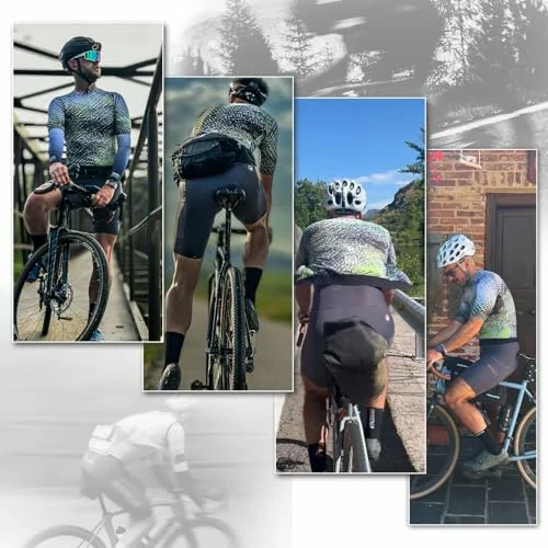 Radtrikot Herren Kurzarm Fahrradtrikot