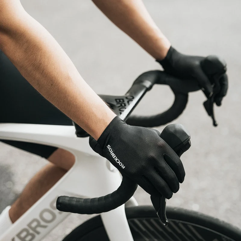 Fahrradhandschuhe, Radhandschuhe mit Touchscreen an Allen Fingern