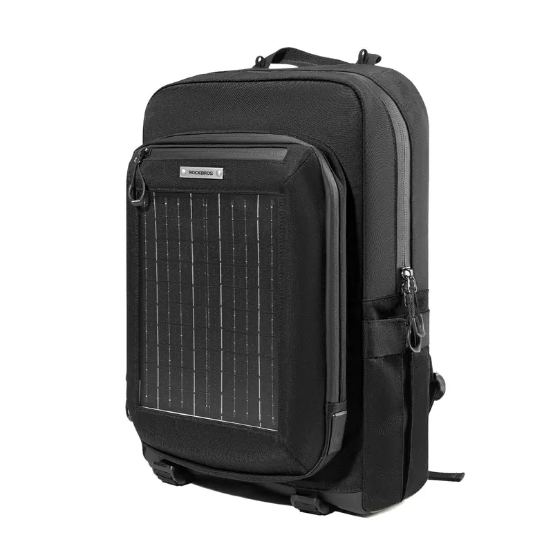 Solarrucksack Solar Rucksack 20L mit Flexiblem Abnehmbarem 10V 14W