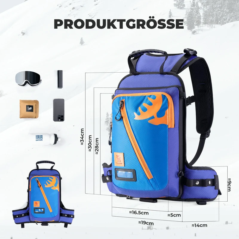 Qunature Ski-Trainingsrucksack Ski Snowboardgeschirr