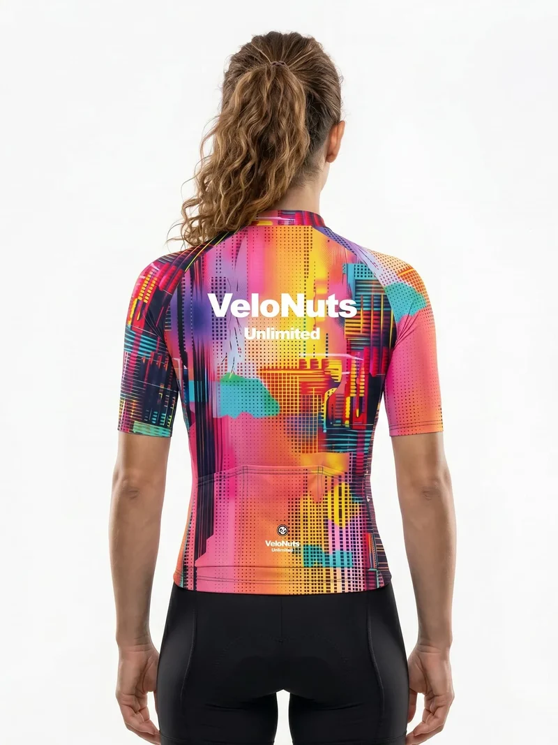 Women's Cycling Jersey Neon Condense