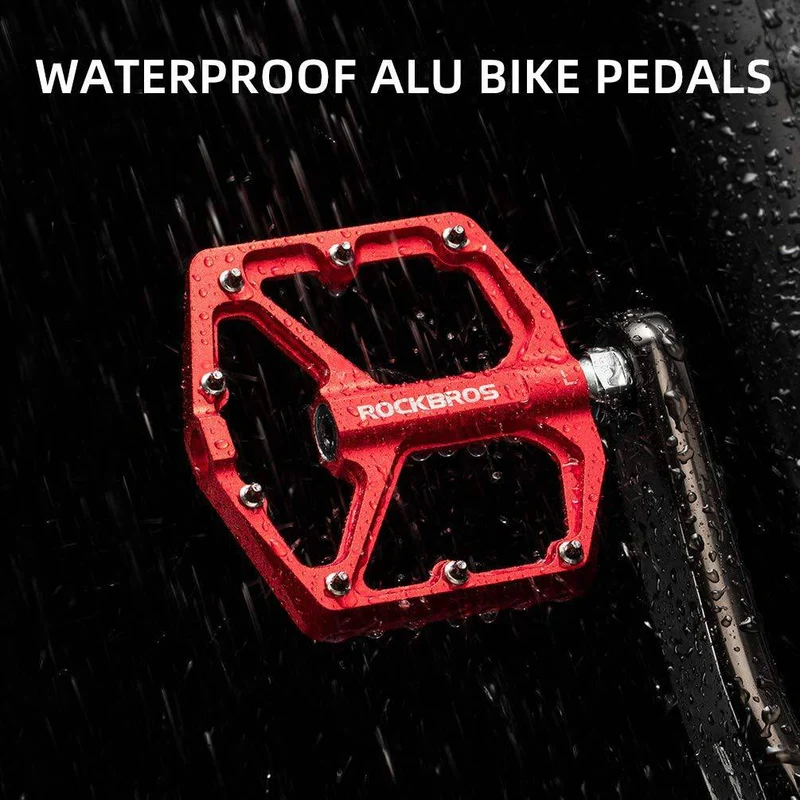 ROCKBROS Aluminium Plattform Pedale 9/16 Zoll fir MTB E-Bike Stadtrad