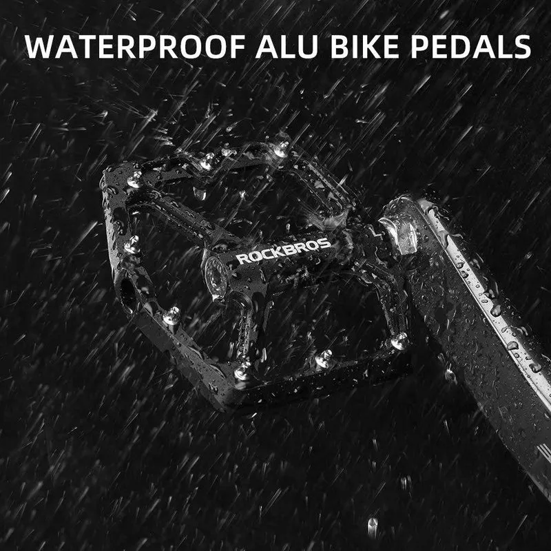 ROCKBROS Aluminium Plattform Pedale 9/16 Zoll fir MTB E-Bike Stadtrad