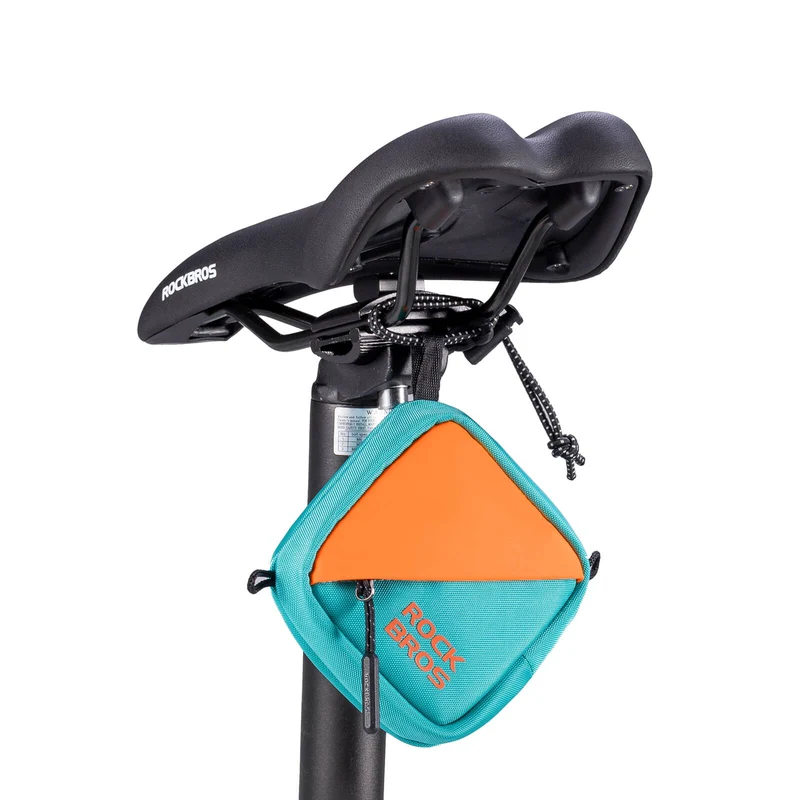 ROCKBROS 미니 Fahrrad Satteltasche Fahrradtasche Geldbörse mit Gurt 0,25L