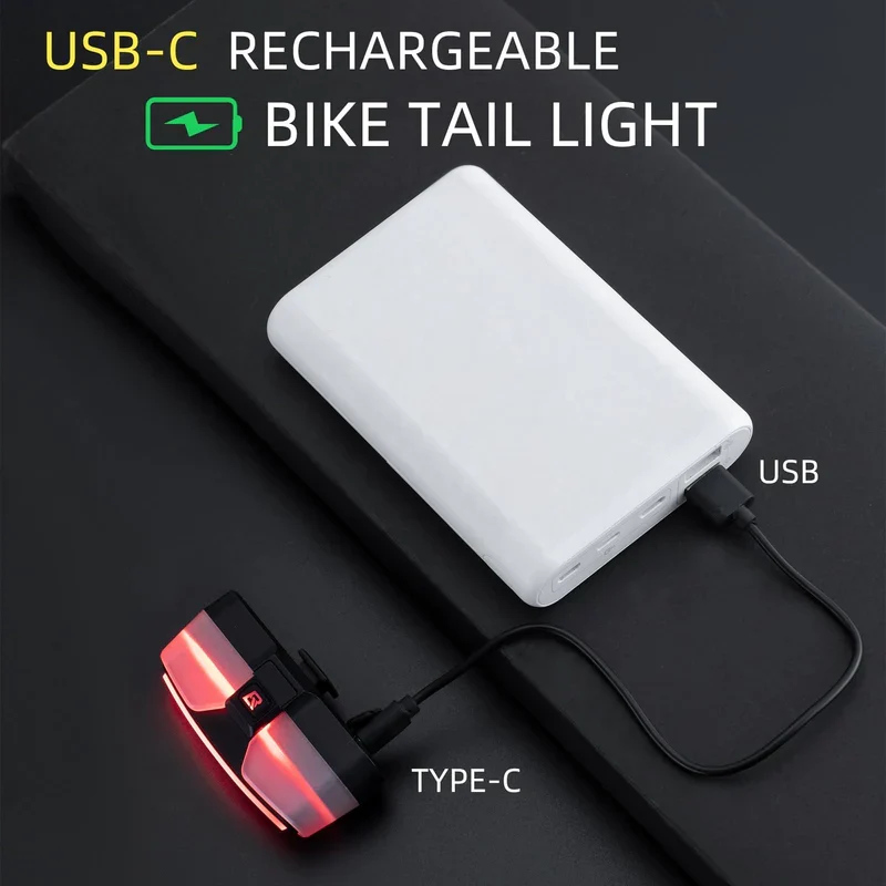 Smart Brake Sensing Bike Tail Light for Aero Seatposts