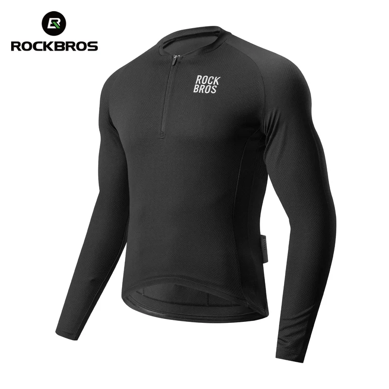 Fahrradtrikot Langarm mit kurzem Frontreißverschluss - Modell YDCX011