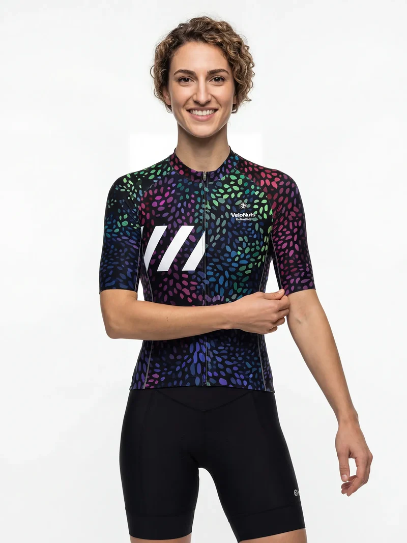 Damen-Radtrikot Biolume Garden