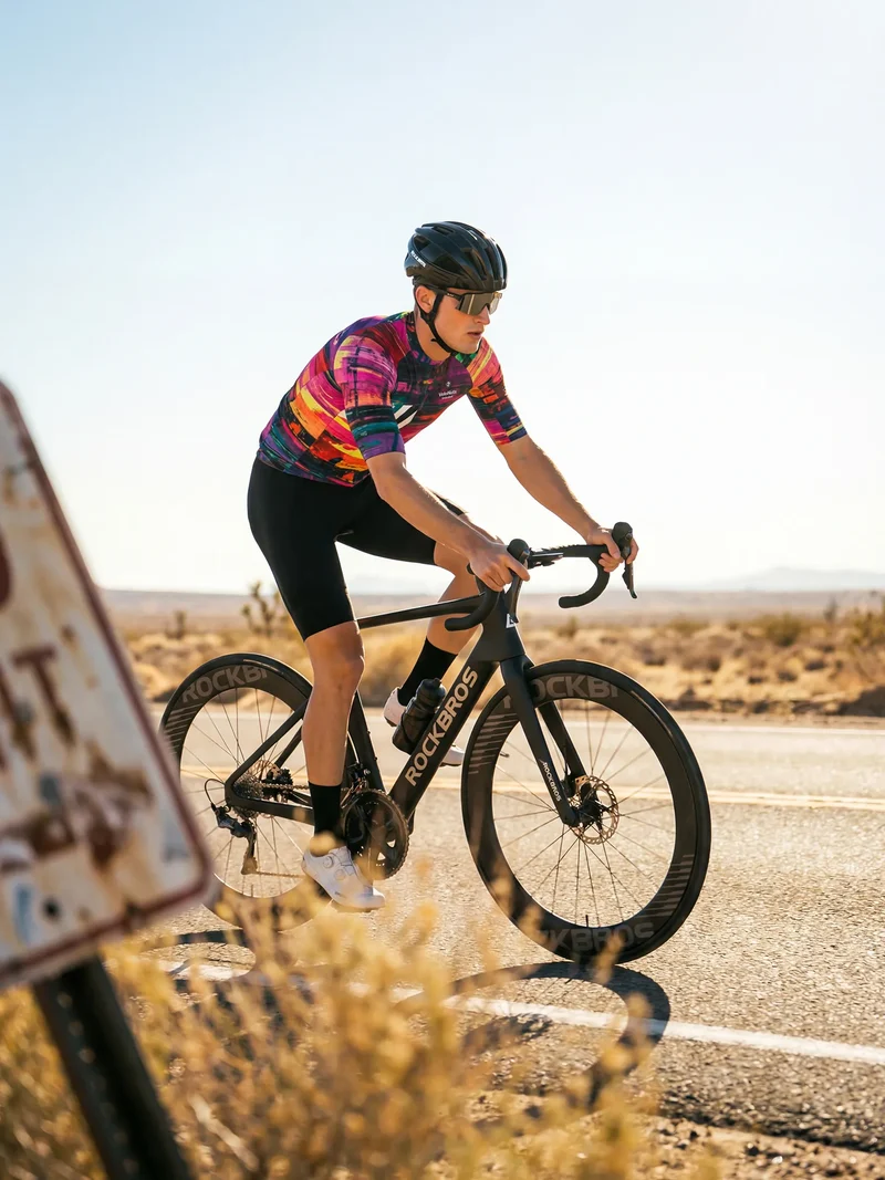 Herren-Radtrikot Retro Signal