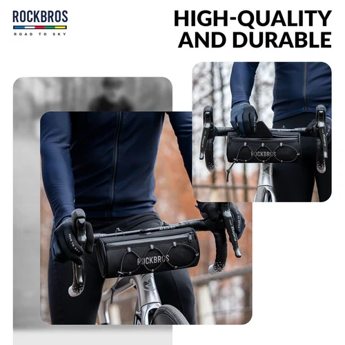 ROAD TO SKY Handlebar Bag with Knob Locking Design-1.5L