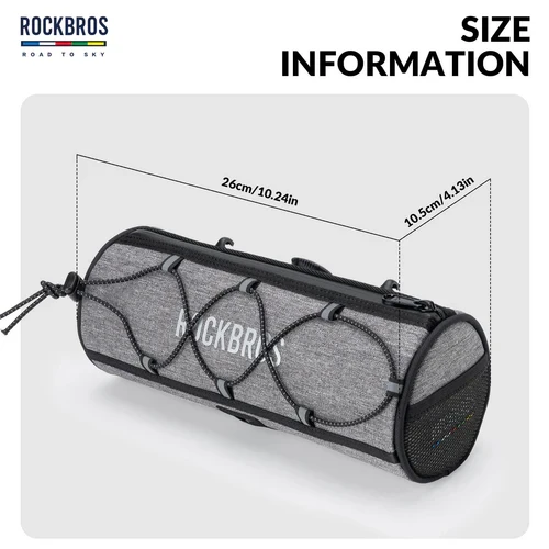 ROAD TO SKY Handlebar Bag with Knob Locking Design-1.5L