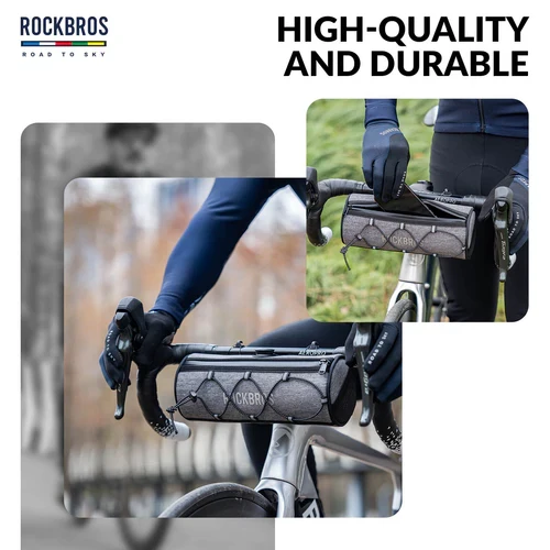 ROAD TO SKY Handlebar Bag with Knob Locking Design-1.5L
