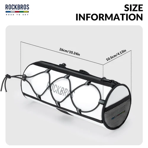 ROAD TO SKY Handlebar Bag with Knob Locking Design-1.5L