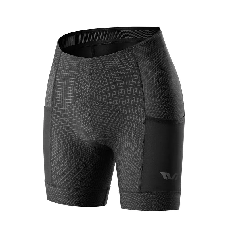 ROCKBROS TVI Radlerhose Damen Gepolstert mat Tasche Atmungsaktive