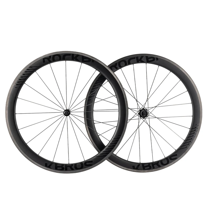 ROCKBROS 700C 카본 Laufradsatz 50mm Felgenbremse Steckachse Laufrad Set for Rennrad