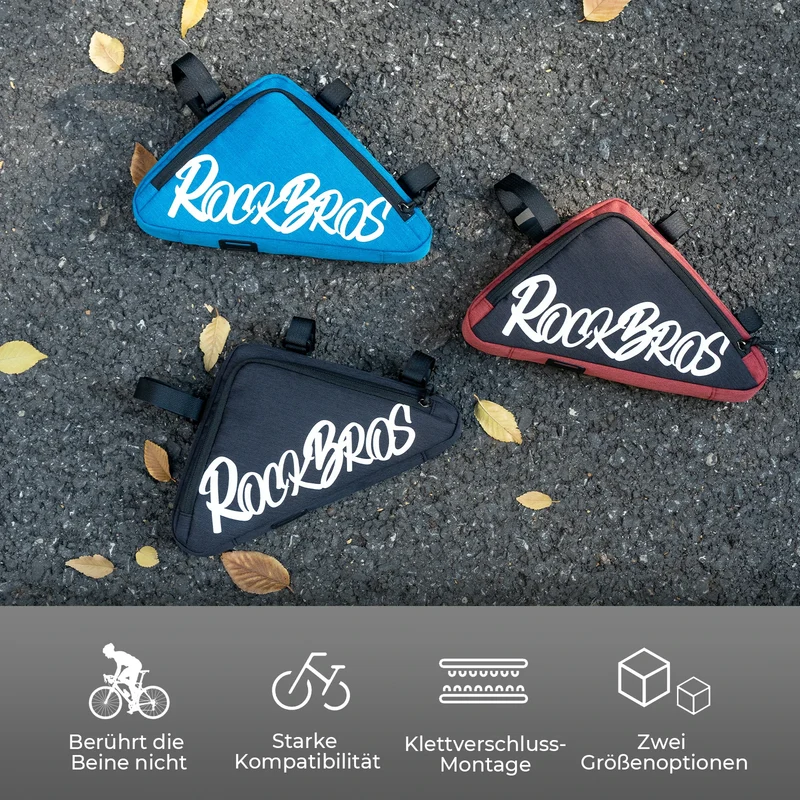 Rahmentasche Fahrrad Dreieckstasche 0.8L–1.4L