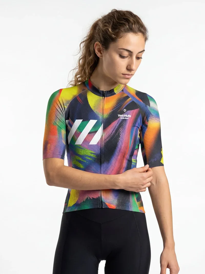 Women's Cycling Jersey Pixel Riot