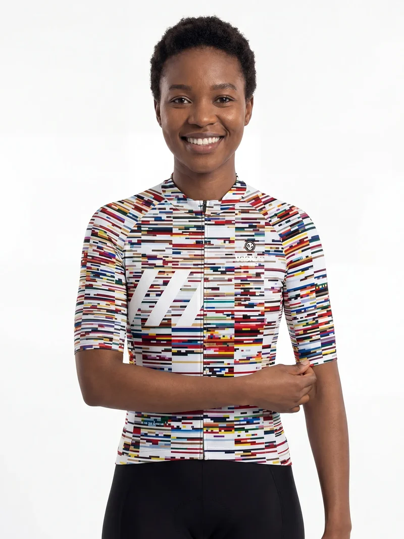Women's Cycling Jersey Pixel Riot