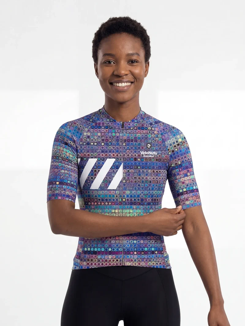 Women's Cycling Jersey Pixel Riot