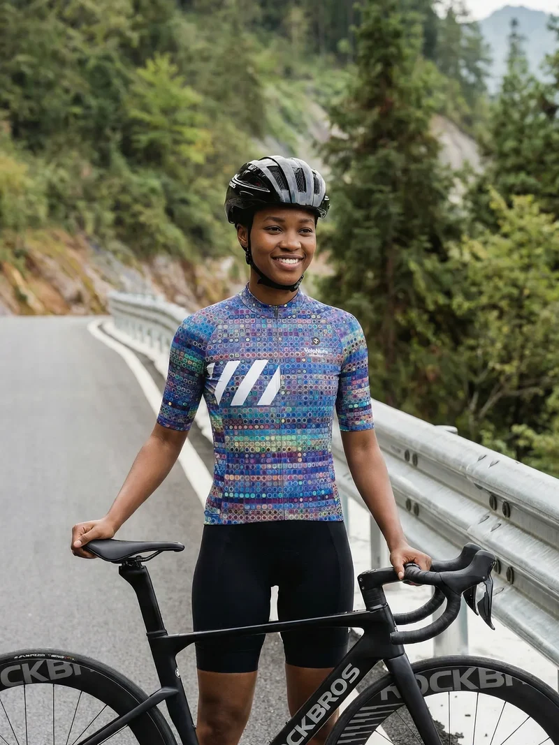 Women's Cycling Jersey Pixel Riot