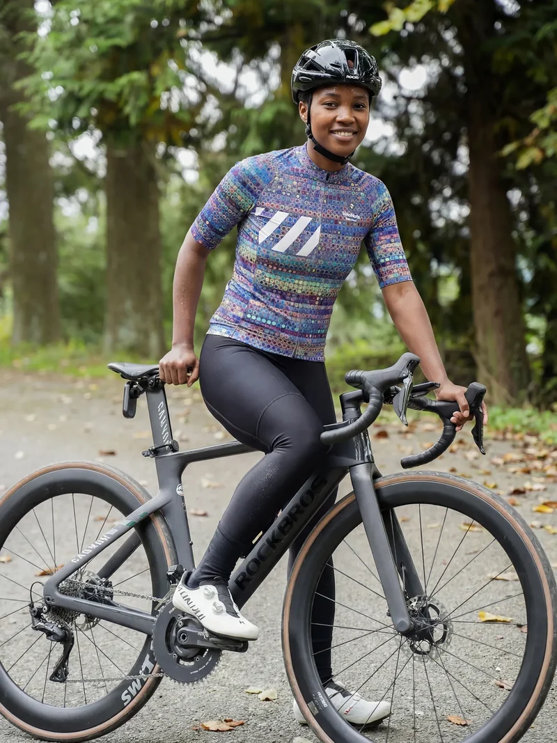 Women's Cycling Jersey Pixel Riot