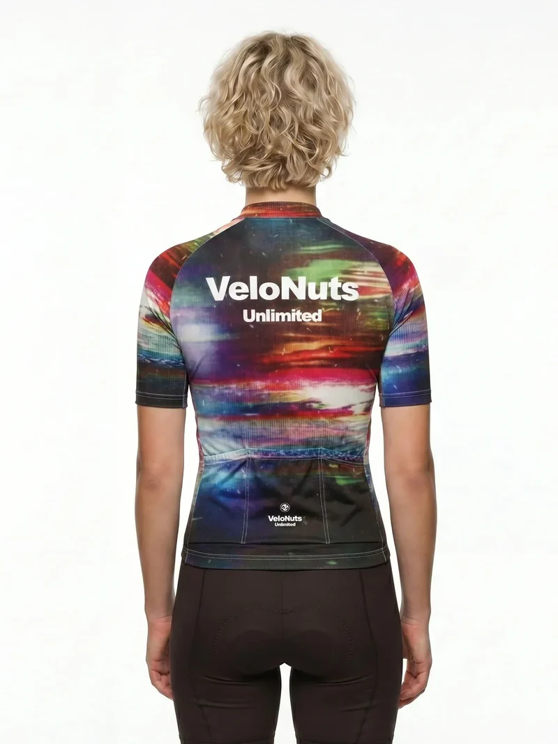 Women's Cycling Jersey Retro Signal