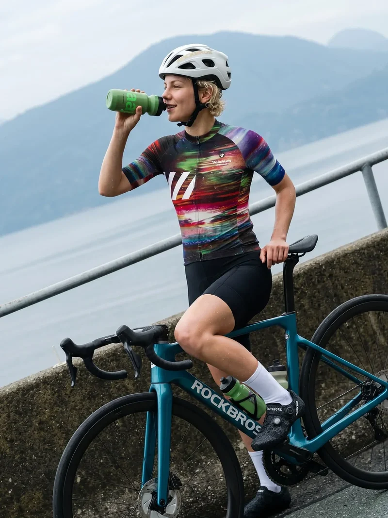 Women's Cycling Jersey Retro Signal