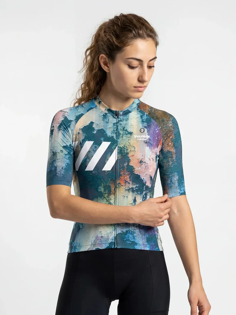 Women's Cycling Jersey Retro Signal