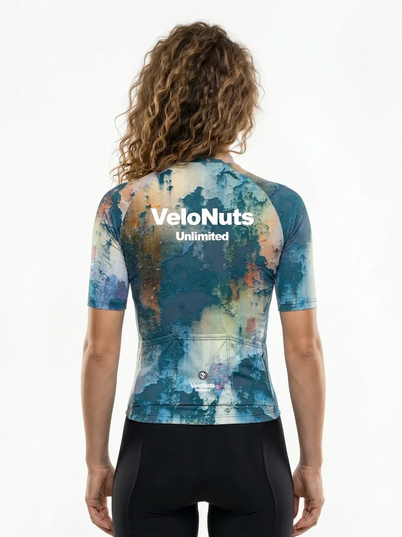 Women's Cycling Jersey Retro Signal