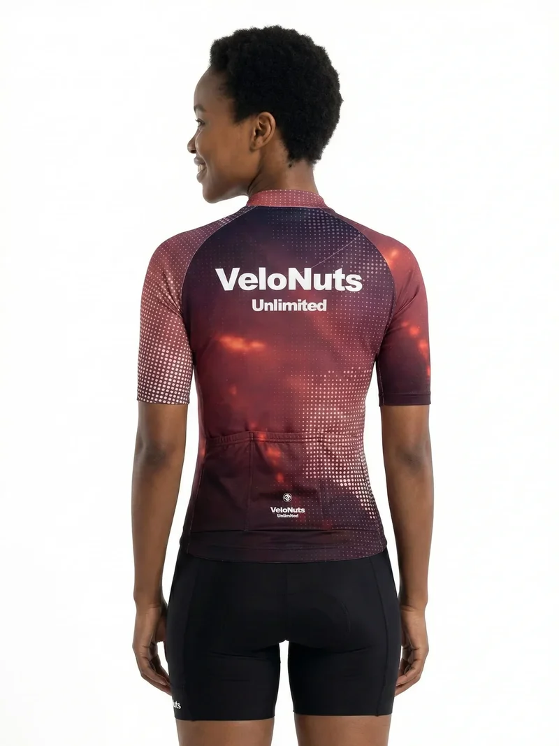 Women's Cycling Jersey Retro Signal