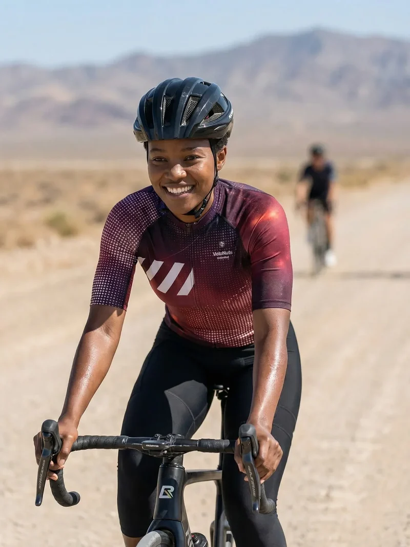 Women's Cycling Jersey Retro Signal