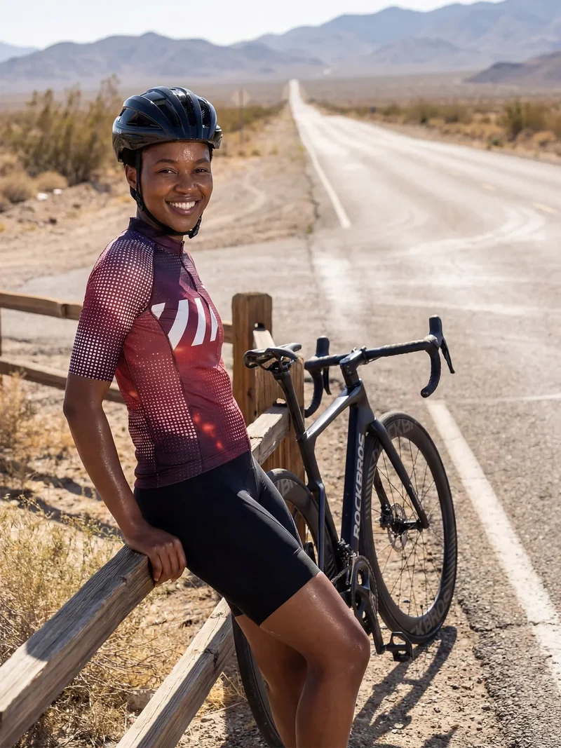 Women's Cycling Jersey Retro Signal