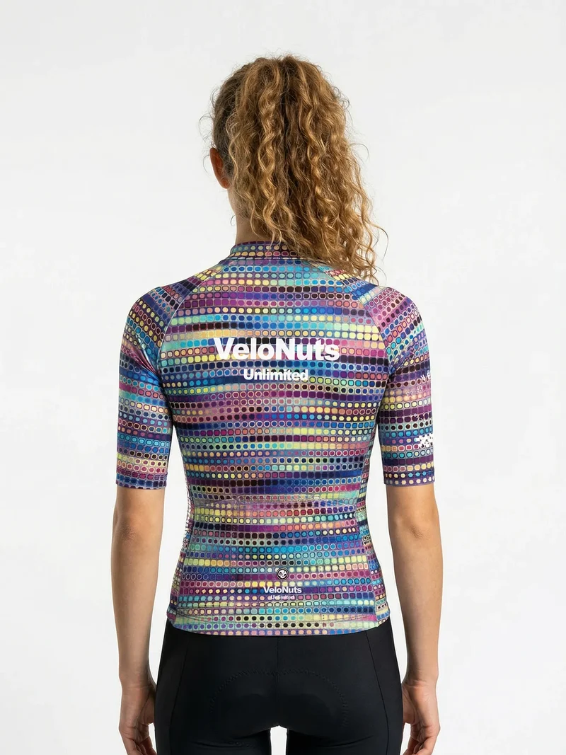 Women's Cycling Jersey Retro Signal